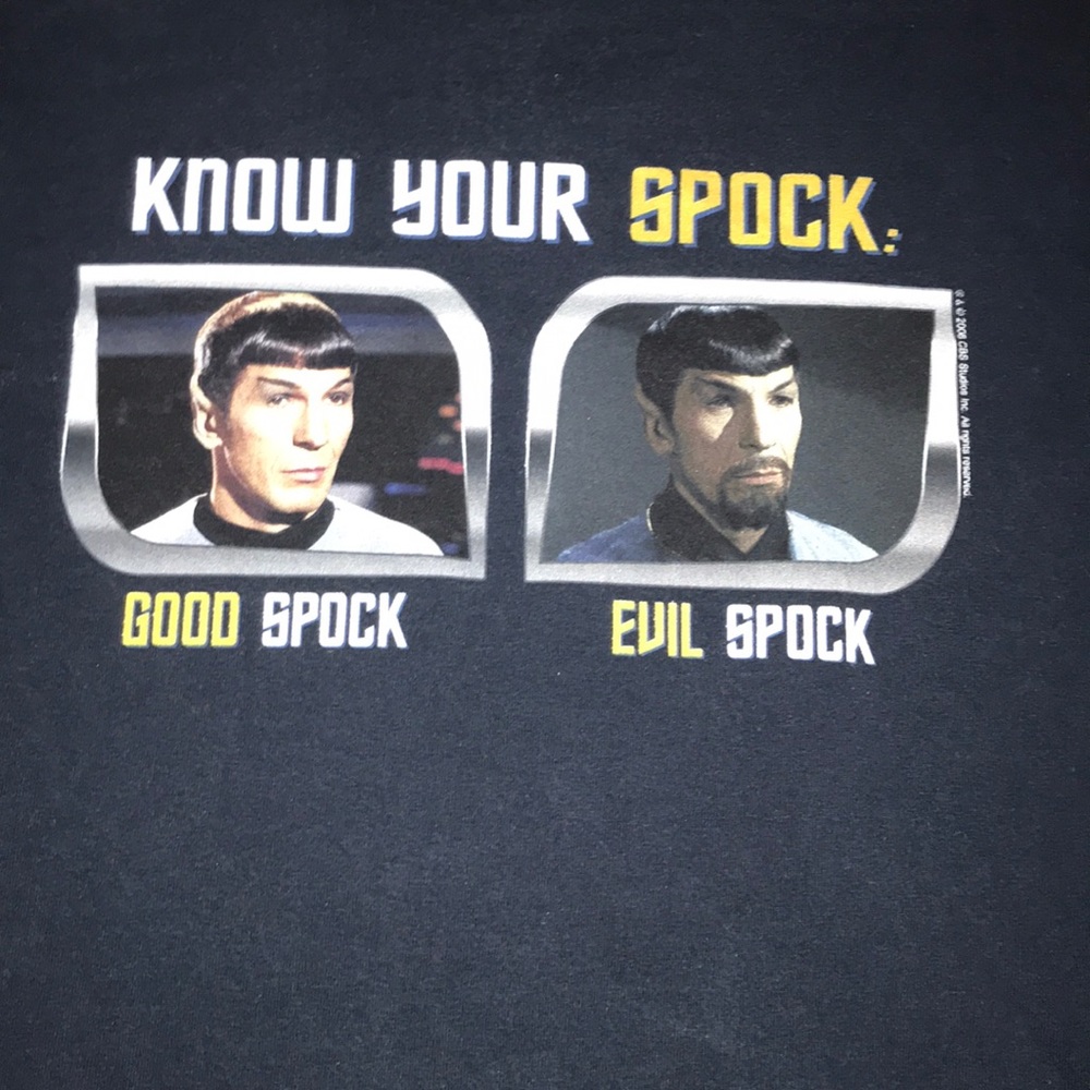 Star Trek Dr Spock Know your Spock T shirt